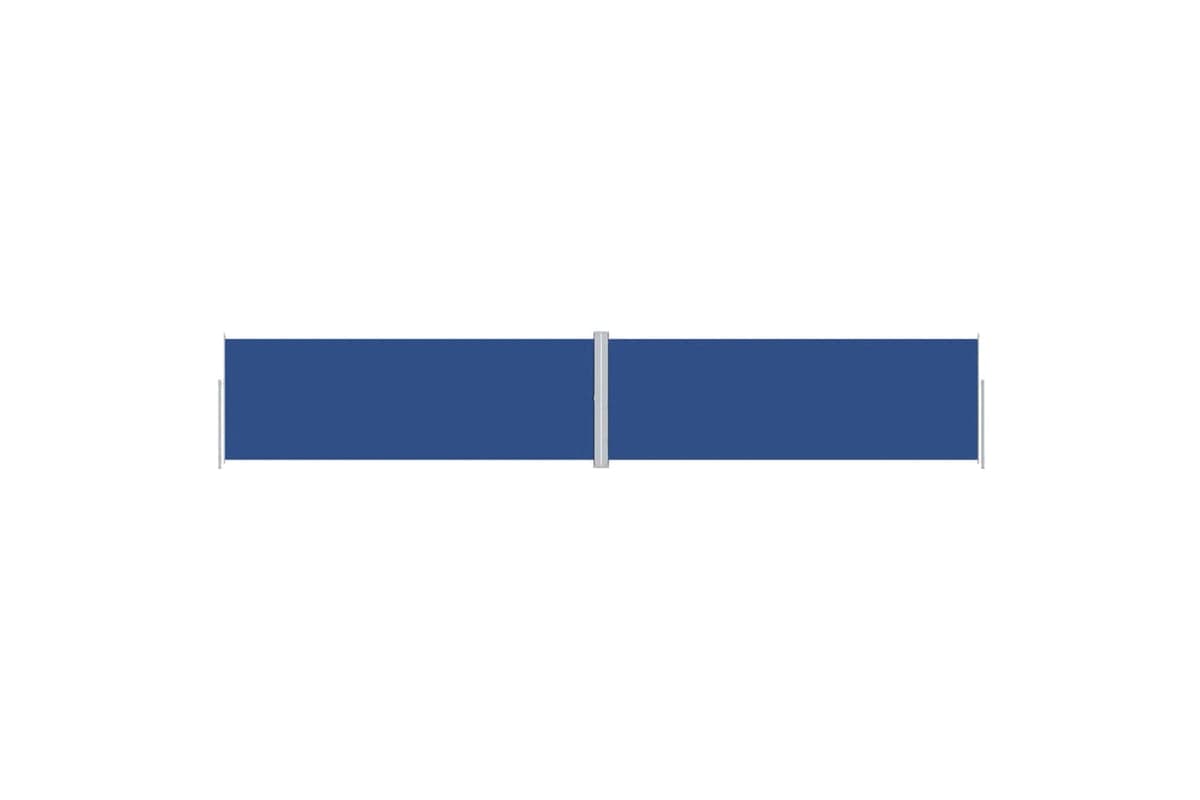vidaXL 318040 Retractable Side Awning Blue 180x1000cm