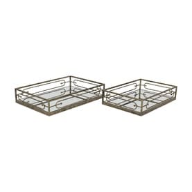 Estela Mirror Tray Two-Piece Set