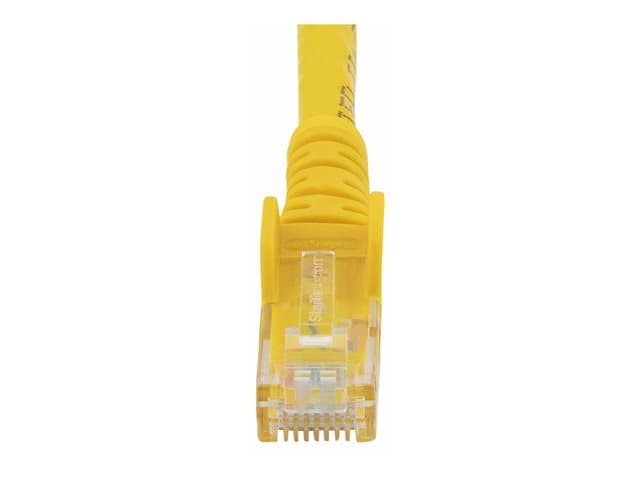 STARTECH.COM - Startech 10m CAT6 Ethernet Cable, 10 Gigabit Snagless RJ45 650MHz 100W PoE Patch Cord, CAT 6 10GbE UTP Network Cable w/Strain Relief, Yellow, Wiring is UL Certified/TIA - Category 6 - 24AWG (N6PATC10MYL) - patch cable - yellow