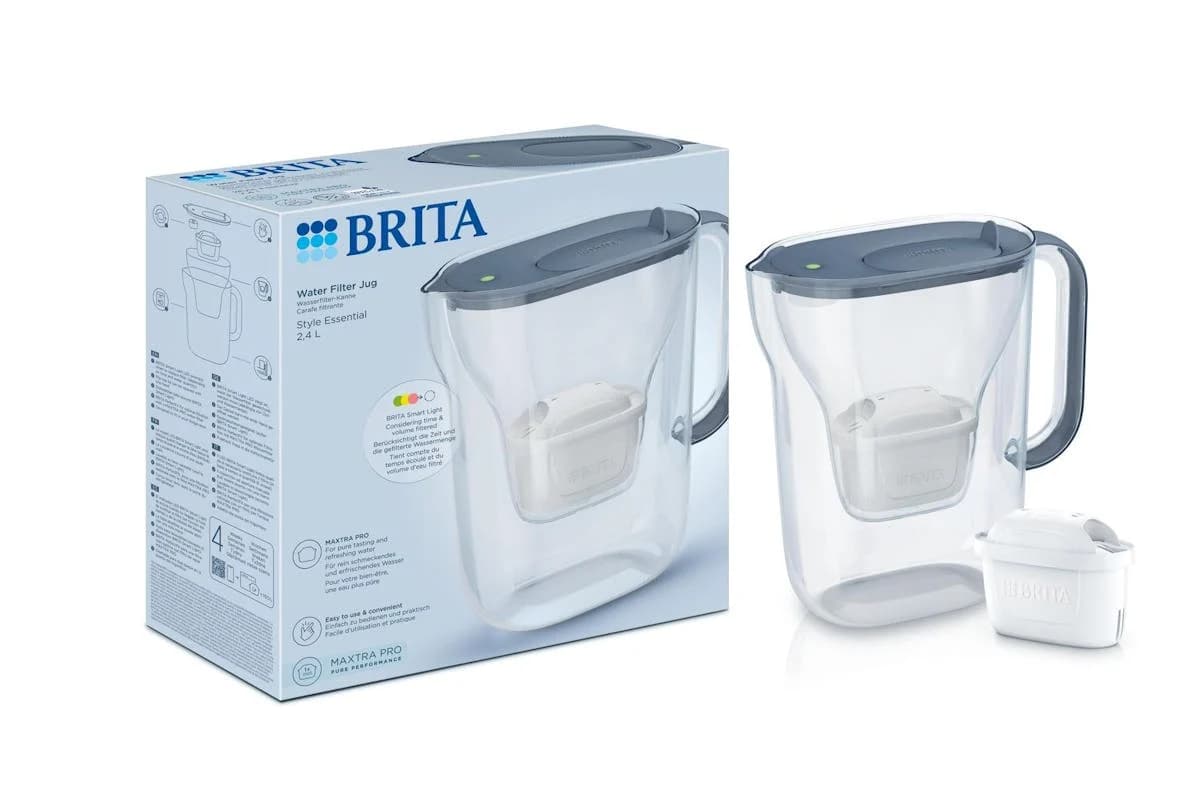 Brita Style Essential Stone Blue | Water Filter Jug | 2.4l