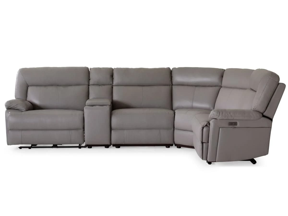 Rea Corner Sofa | Medium | Power Recliner | Mink