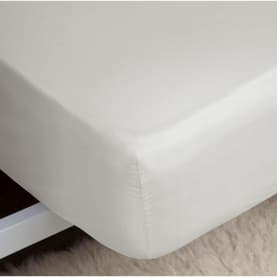 Egyptian Cotton 200 Thread Count Fitted Sheet Ivory 15" Box