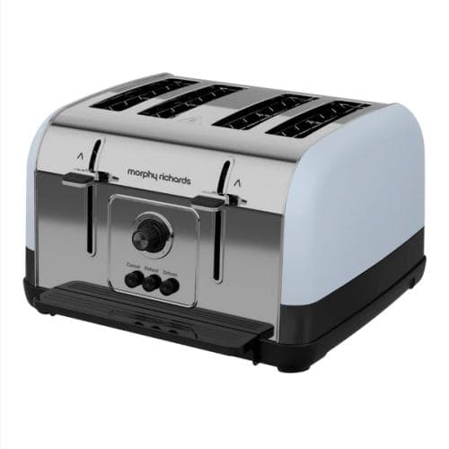 MORPHY            4 SLICE TOASTER VENTURE RANGE - DUCK EGG BLUE