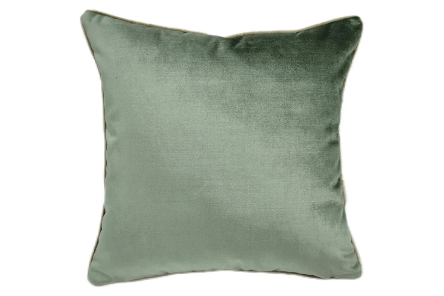 Double Side Velvet Cushion | Sage | 43 x 43 cm