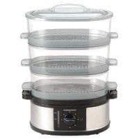 MORPHY 3 Tier 9 Litre Stainless Steel Steamer...