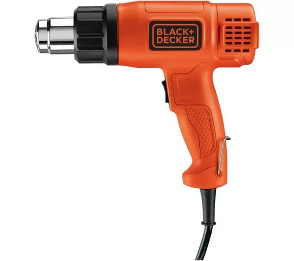 BLACK + DECKER Corded Heat Gun - Orange & Black