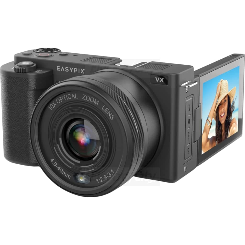EasyPix PowerPro Bridge Camera with Wi-Fi | Black