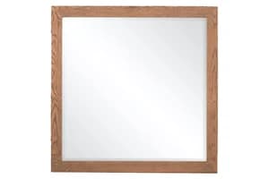 Hamilton Dresser Mirror | Aged Oak Veneer | 90 x 90 cm