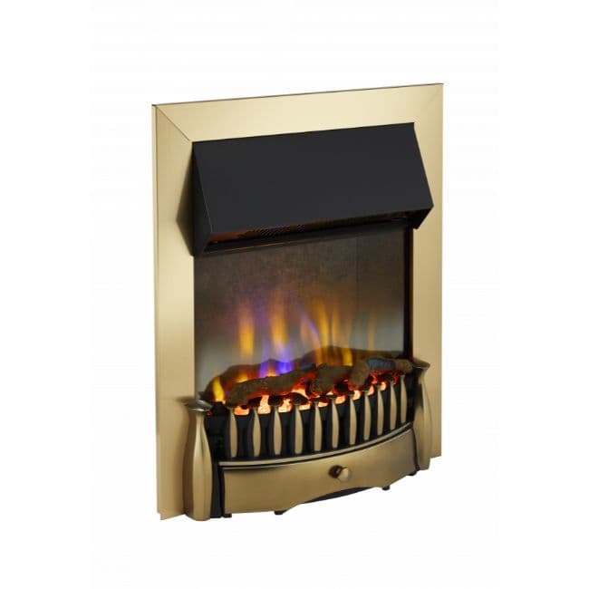 Dimplex Optiflame Braemar Antique Brass 3D Inset Fire 2Kw
