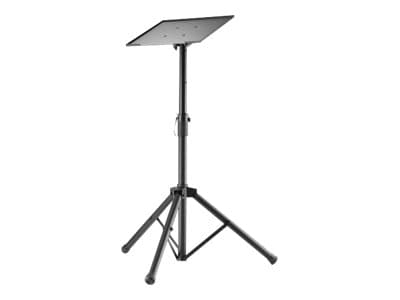 MANHATTAN - TV/Monitor/Projector/Laptop Mount, Tripod Floor Stand, 1 screen/device, Screen Sizes: 13-32", VESA 75x75 to 100x100mm, Max 15kg, Height Adjustable, Black, Lifetime Warranty stand - tripod - for notebook / tablet / projector - portable - black
