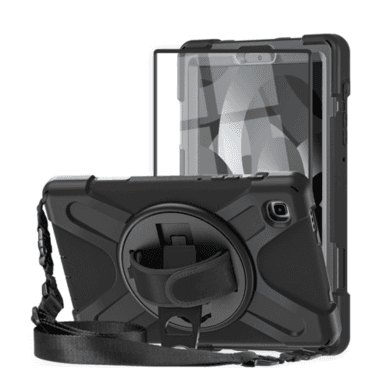 iPad Air 10.9" 2020 / 2022 Rugged Case With Screen Protector - Black