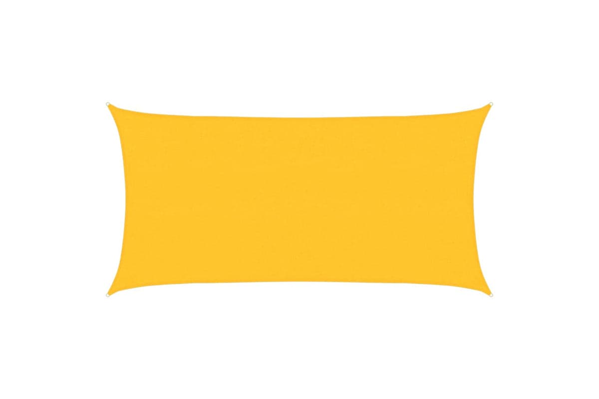 Vidaxl 311559 Sunshade Sail Yellow 2x4 M Hdpe
