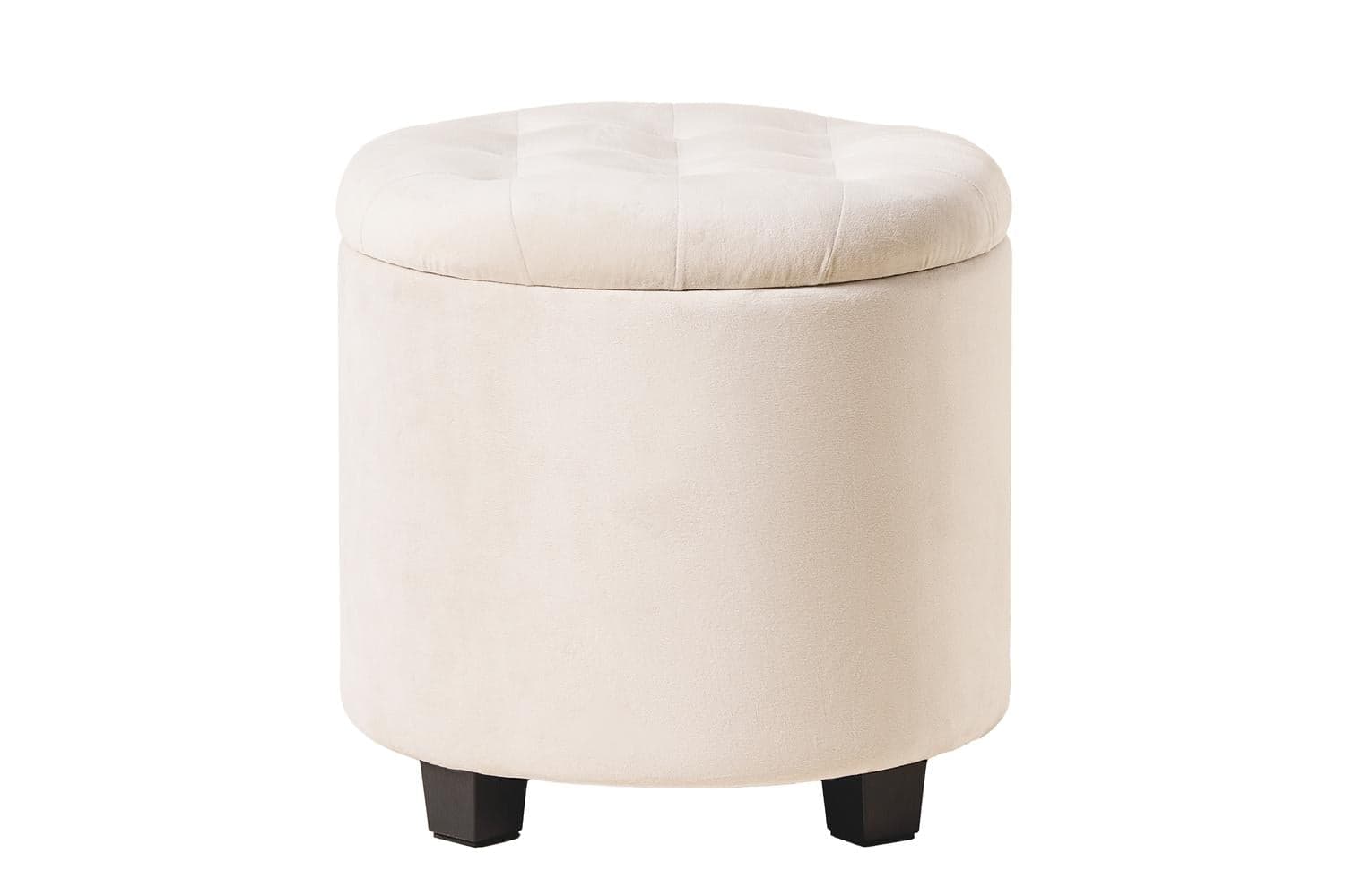 Storage Ottoman | Storage Pouf | Velvet | 45 X 45 X 44.5 Cm