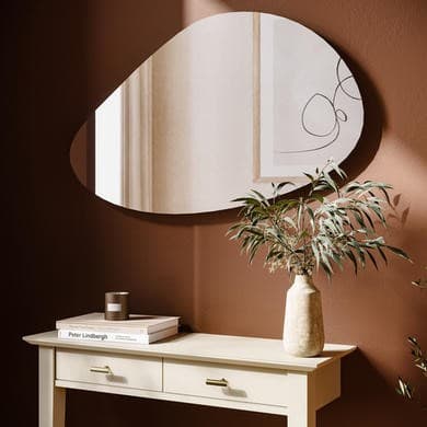 Apollo Pebble Frameless Wall Mirror