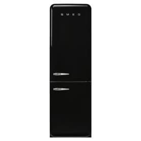 60cm 50s Style Right Hand Hinge Fridge Freezer Black