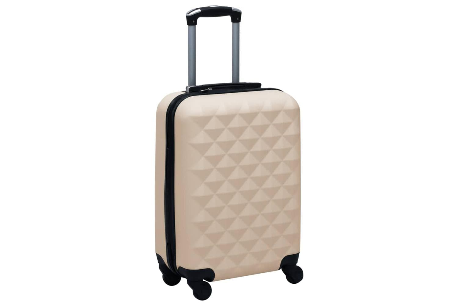Vidaxl 92421 Hardcase Trolley Gold Abs