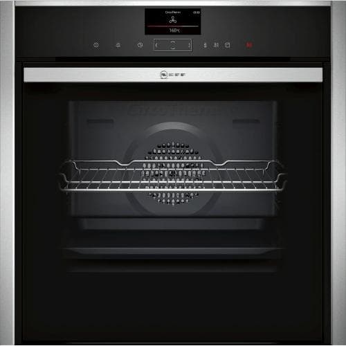 NEFF            N90 SLIDE AND HIDE DOOR BUILT IN SINGLE OVEN WITH STEAM