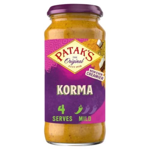 Patak's Indian Korma Curry Sauce 450g