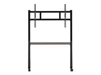 I3 CONNECT - i3CONNECT Stand 2 cart - for interactive flat panel - black, dark silver