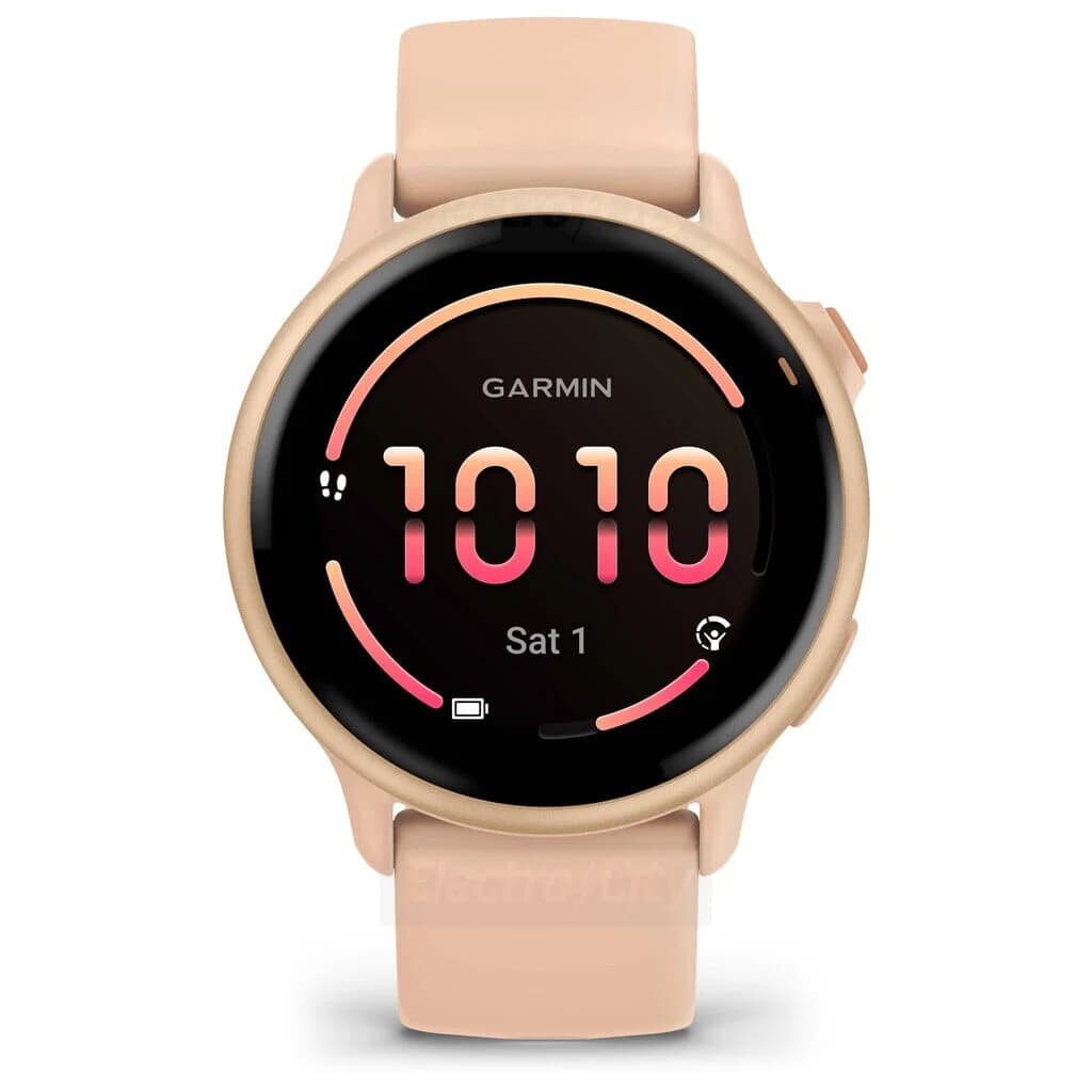 Garmin Vivoactive 6 Fitness Smartwatch | Metallic & Dawn Pink