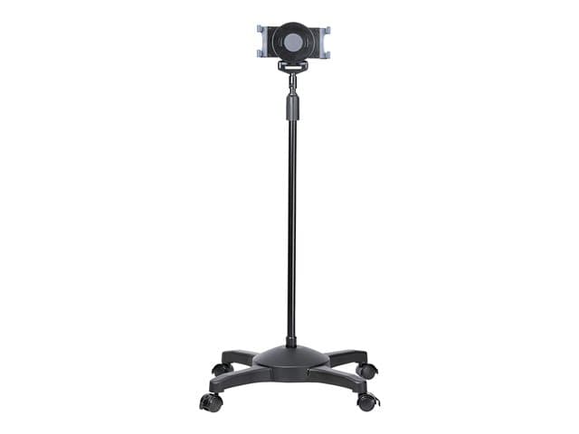 STARTECH.COM - Startech Mobile Tablet Stand w/ Lockable Wheels, Height Adjustable Cart, Universal Rolling Floor Stand for Tablets from 7-11in, Portable Tablet Stand w/ Detachable Tablet Holder, TAA - Ergonomic Tablet Stand cart - for tablet