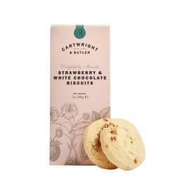 Strawberry & White Chocolate Chunk Biscuits 200g