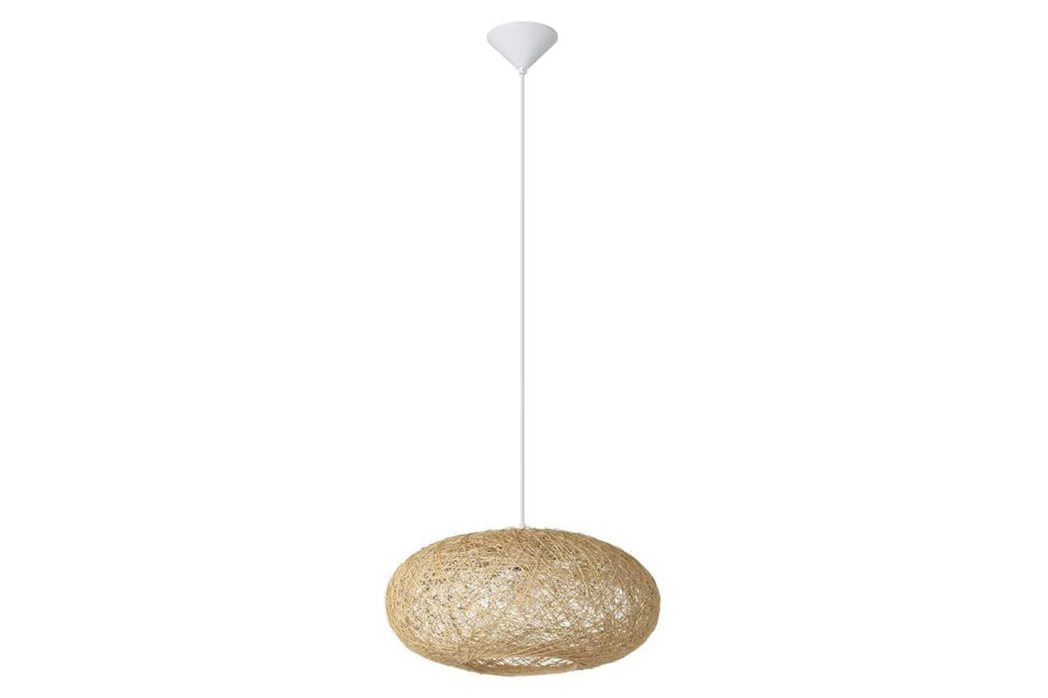 Eglo | Campilo Thread and Plastic Contemporary Pendant Light | White/Beige