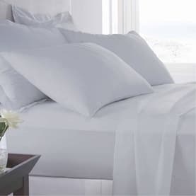 Hotel 400 Thread Count Egyptian Cotton Sateen Oxford Pillowcase Pair White