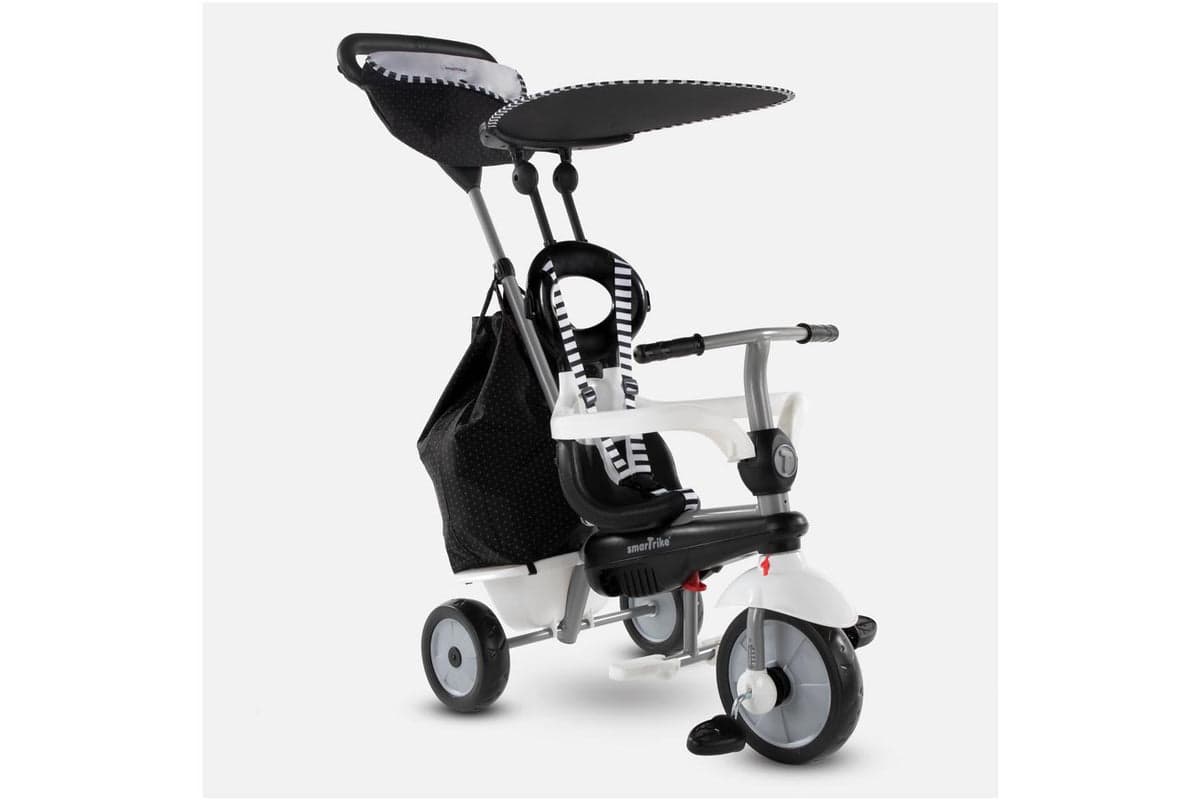Smartrike 4-in-1 Vanilla Plus Toddler Tricycle | Black & White