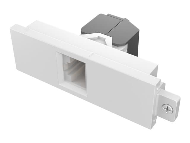 VISION - Techconnect - Modular insrt - faceplate mountable - CAT 6a - RJ-45 - white
