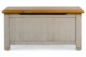 Lancaster Blanket Box | Aged Grey/Oak