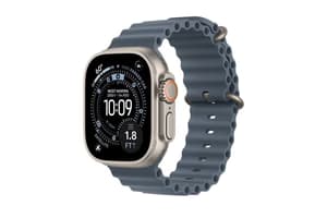 Apple Watch Ultra 3 | GPS + Cellular | 49mm | Natural Titanium | Anchor Blue Ocean Band