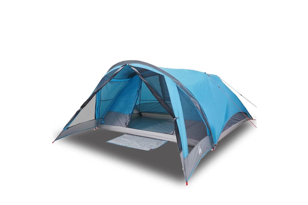 Vidaxl Family Tent Cabin 6-person Blue Waterproof
