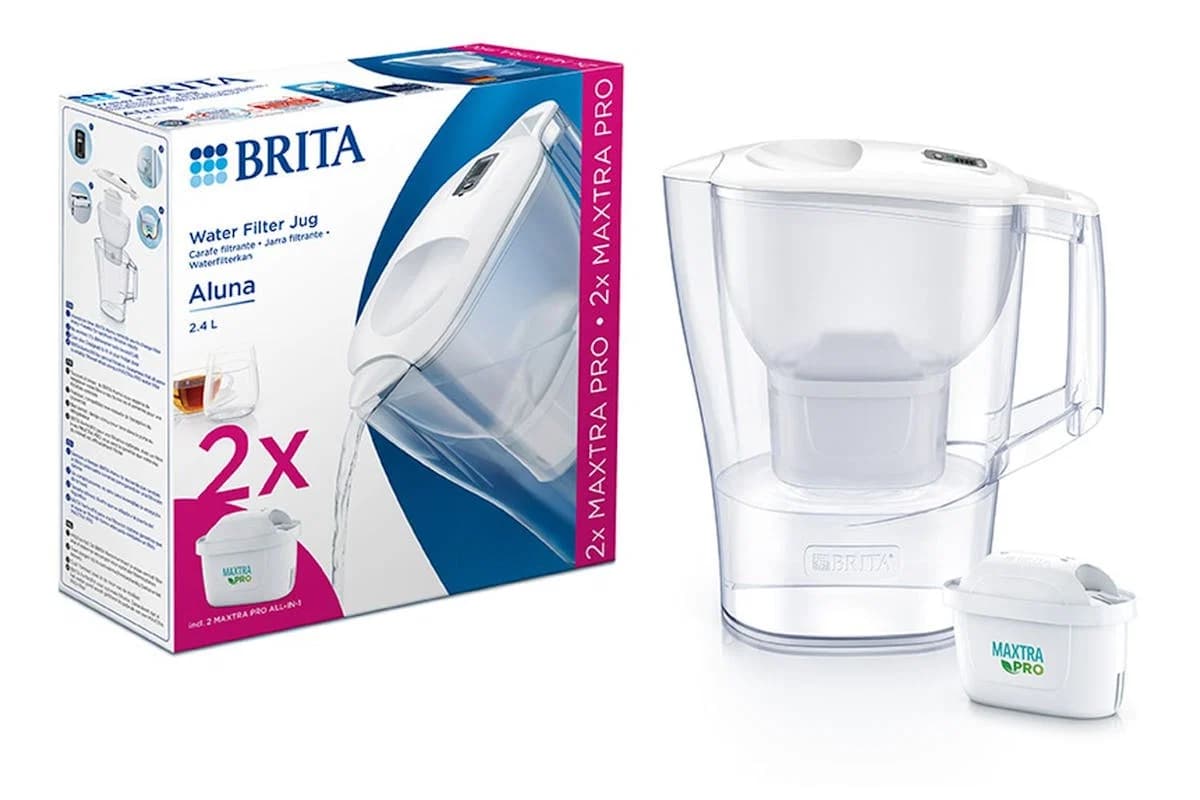 Brita Aluna Water Filter Jug | Maxtra Pro Pure Performance | White | 2.4 Litre