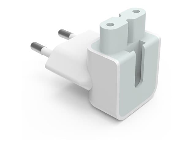 VISION - Power connector adaptor - power IEC 60320 C7 to power CEE 7/7 - white - Europe