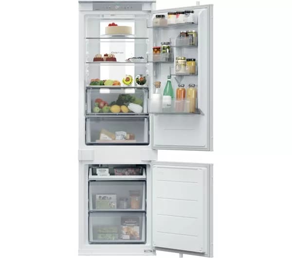 HOOVER HONBQT5518DK Integrated Smart 70/30 Fridge Freezer - Sliding Hinge