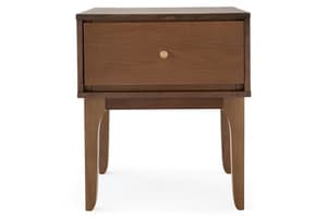 Samuel Bedside Table | 1 Drawer | Walnut Effect