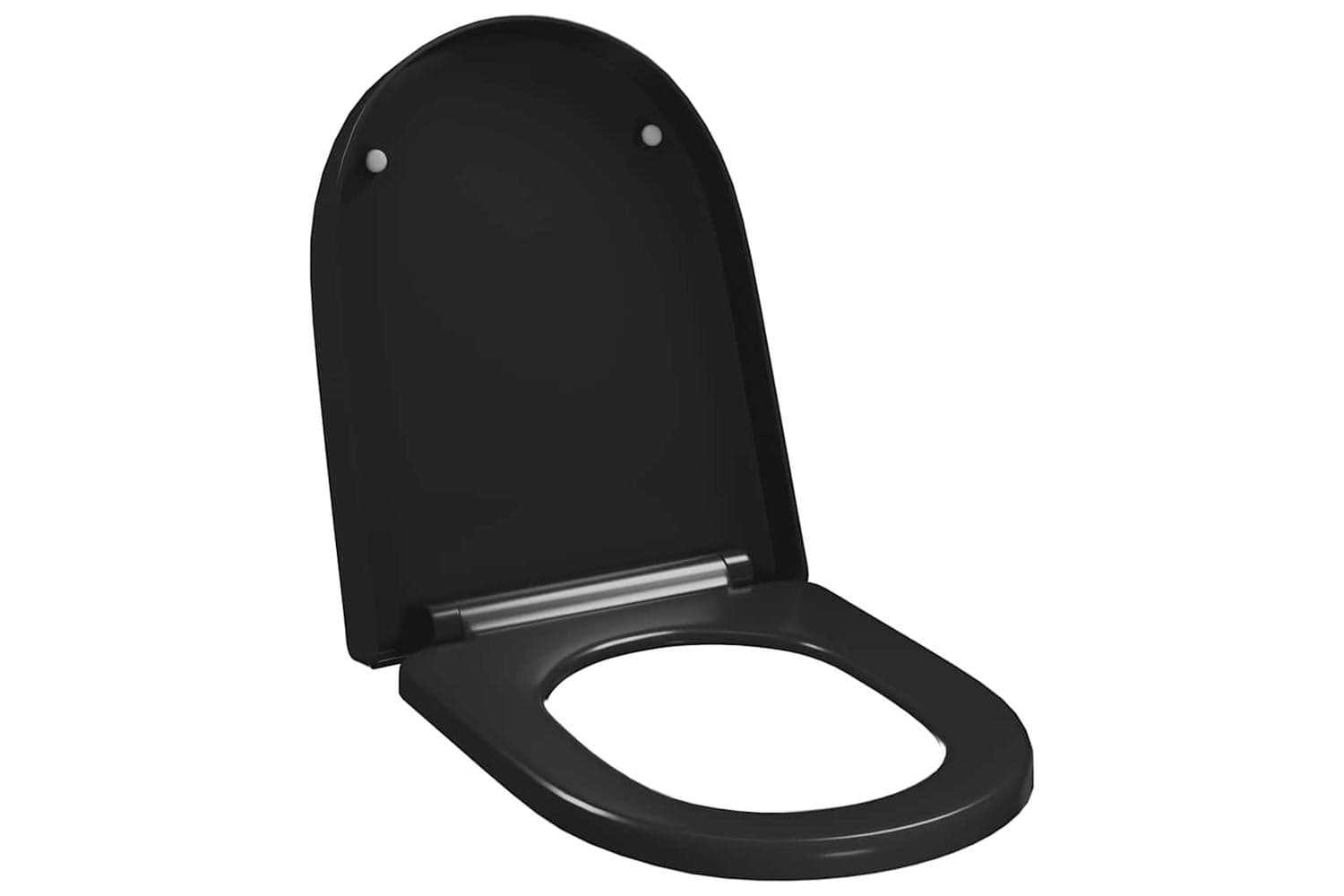 Vidaxl 145023 Soft-close Toilet Seat With Quick-release Design Black