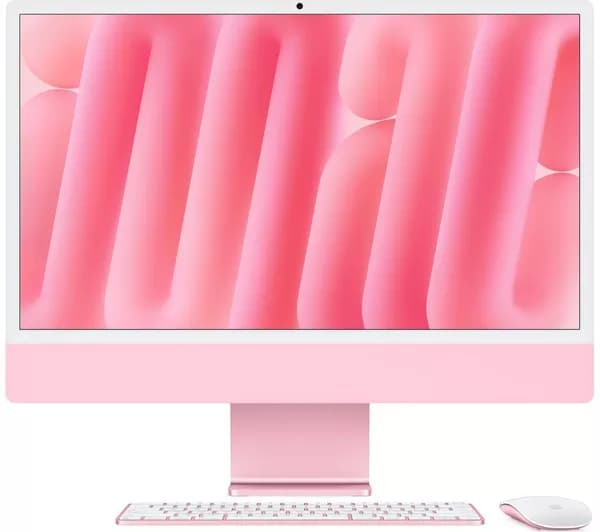 APPLE iMac 4.5K 24" (2024) - M4, 256 GB SSD, 10 CPU / 10 GPU, Pink