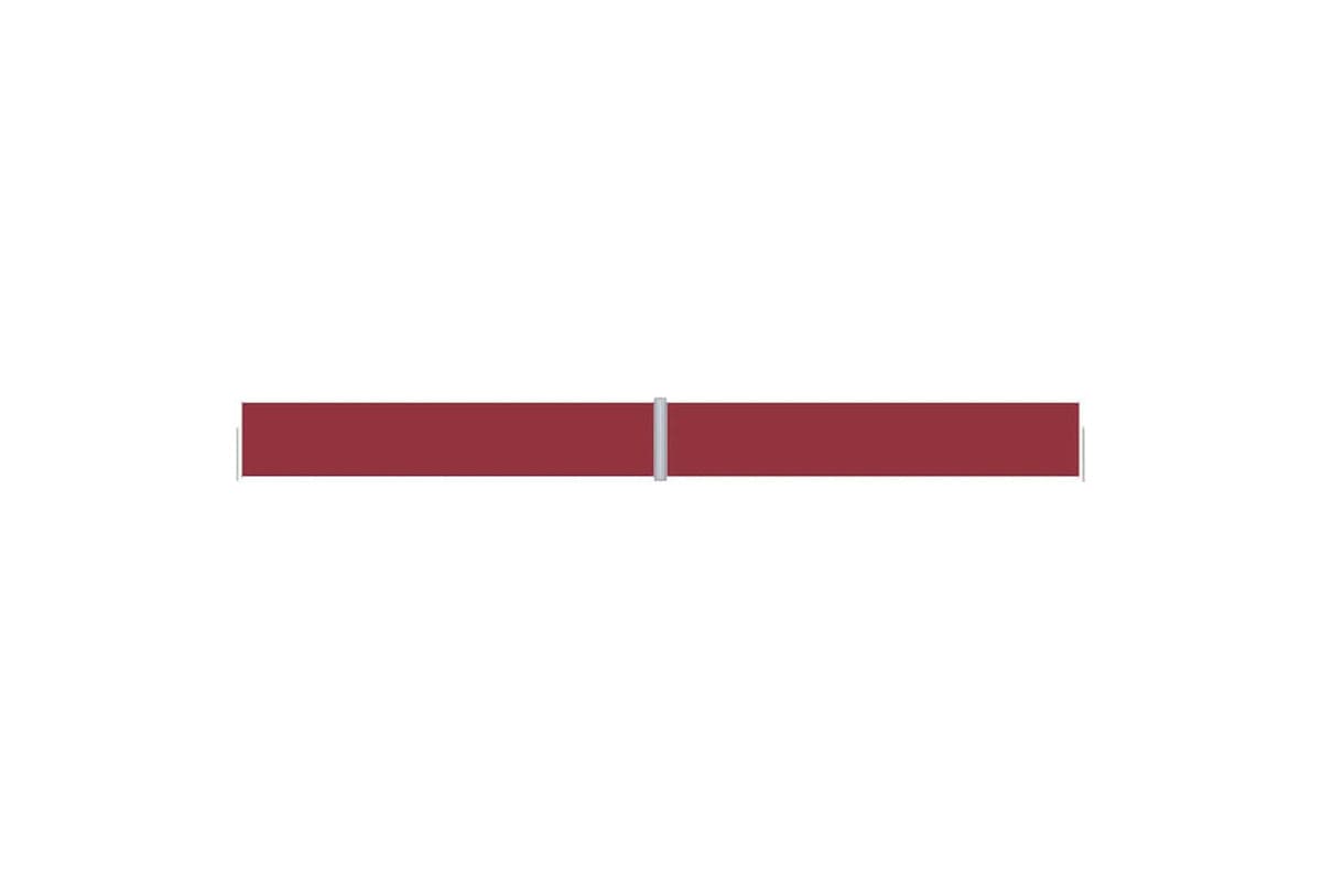vidaXL 318059 Retractable Side Awning Red 117x1200cm