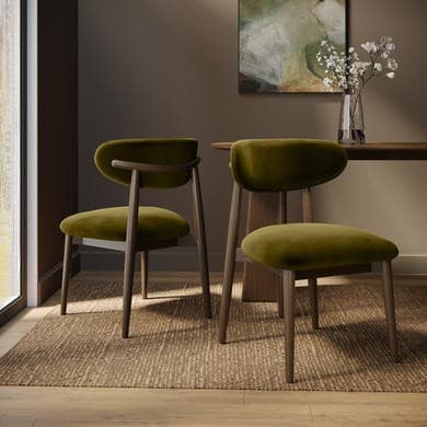 Kori Upholstered Curved Dining Chair
