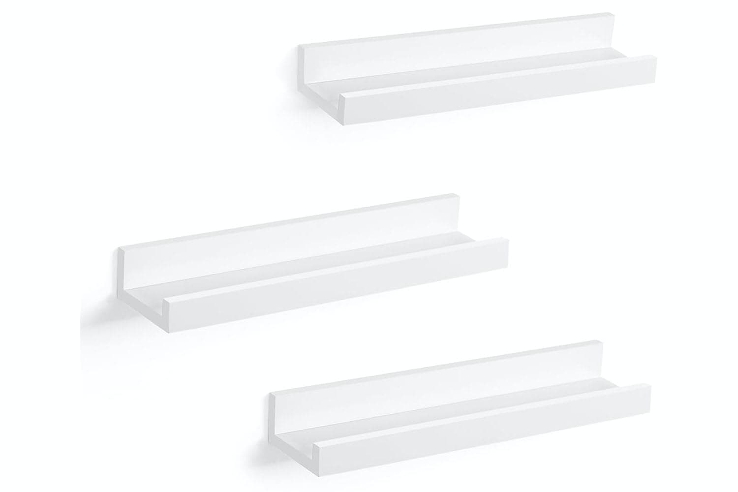 Songmics 3 Set Floating Shelves | White