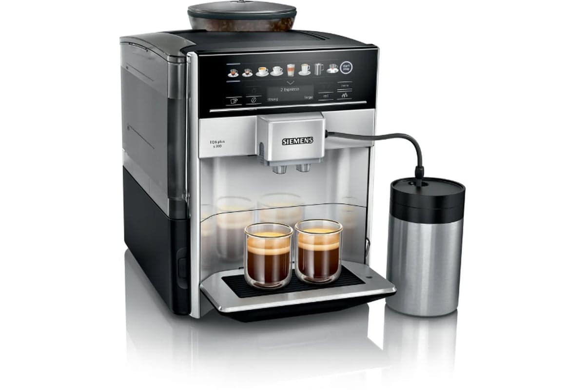 Siemens EQ600 Plus Bean to Cup Coffee Machine | TE653M11GB | Silver