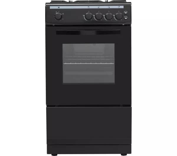 ESSENTIALS CFSGBK22 50 cm Gas Cooker - Black
