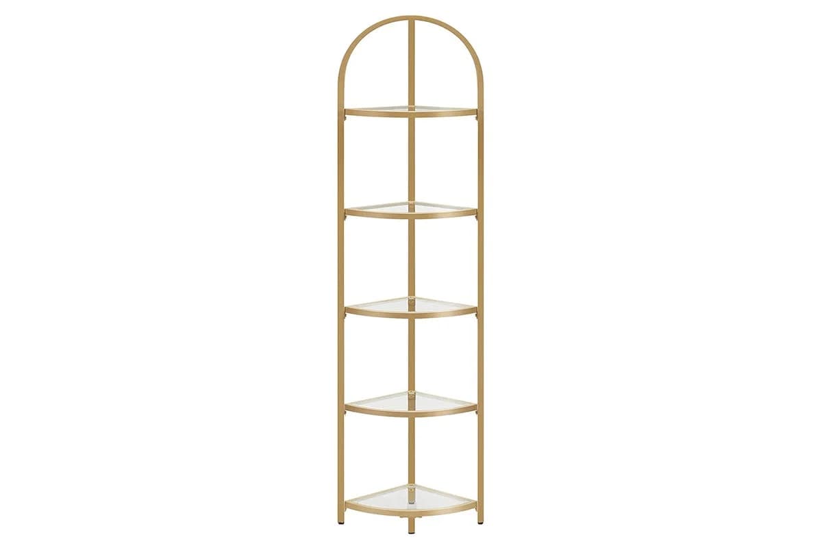 Vasagle Corner Ladder Shelves | 5 Shelves | Golden