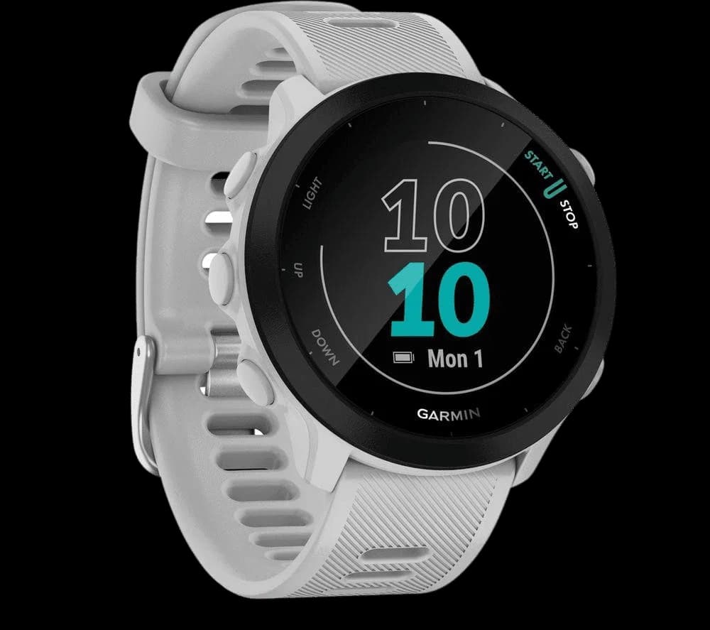 Garmin Forerunner 55 GPS Running Smartwatch | White