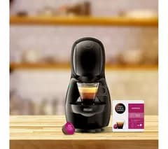 DOLCE GUSTO by NESCAFÉ Piccolo XS EDG210.BGY Coffee Machine Value Bundle - Black Grey