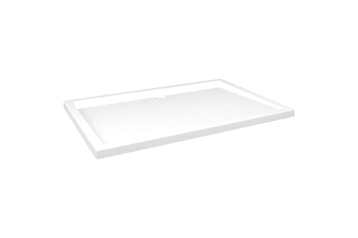 vidaXL 148910 Rectangular Abs Shower Base Tray White 80x120cm