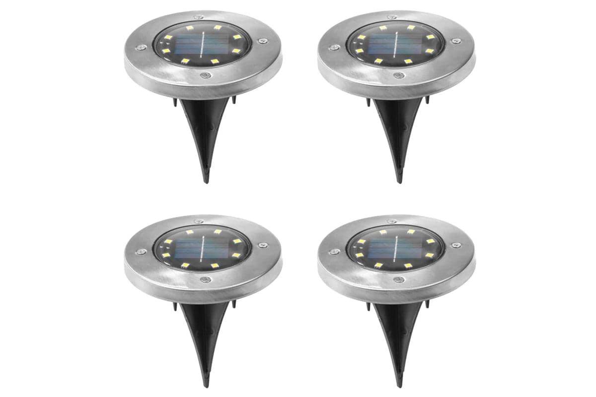 Hi Led Solar Garden In-ground Light Set 4pcs