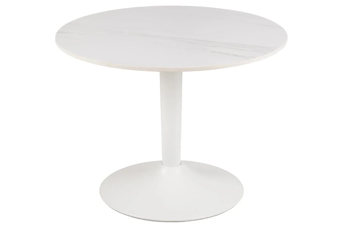 Malta Round Ceramic Coffee Table | Ceramic | White
